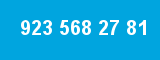 923 568 27 81 923 568 27 81